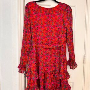 Beautiful fushia dress size large